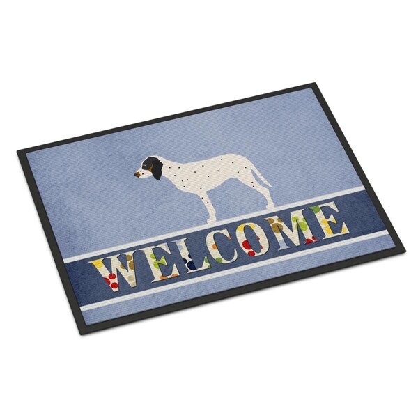 Carolines Treasures Gascon Saintongeois Welcome Indoor or Outdoor Mat - 24 x 36 in. BB8275JMAT - main